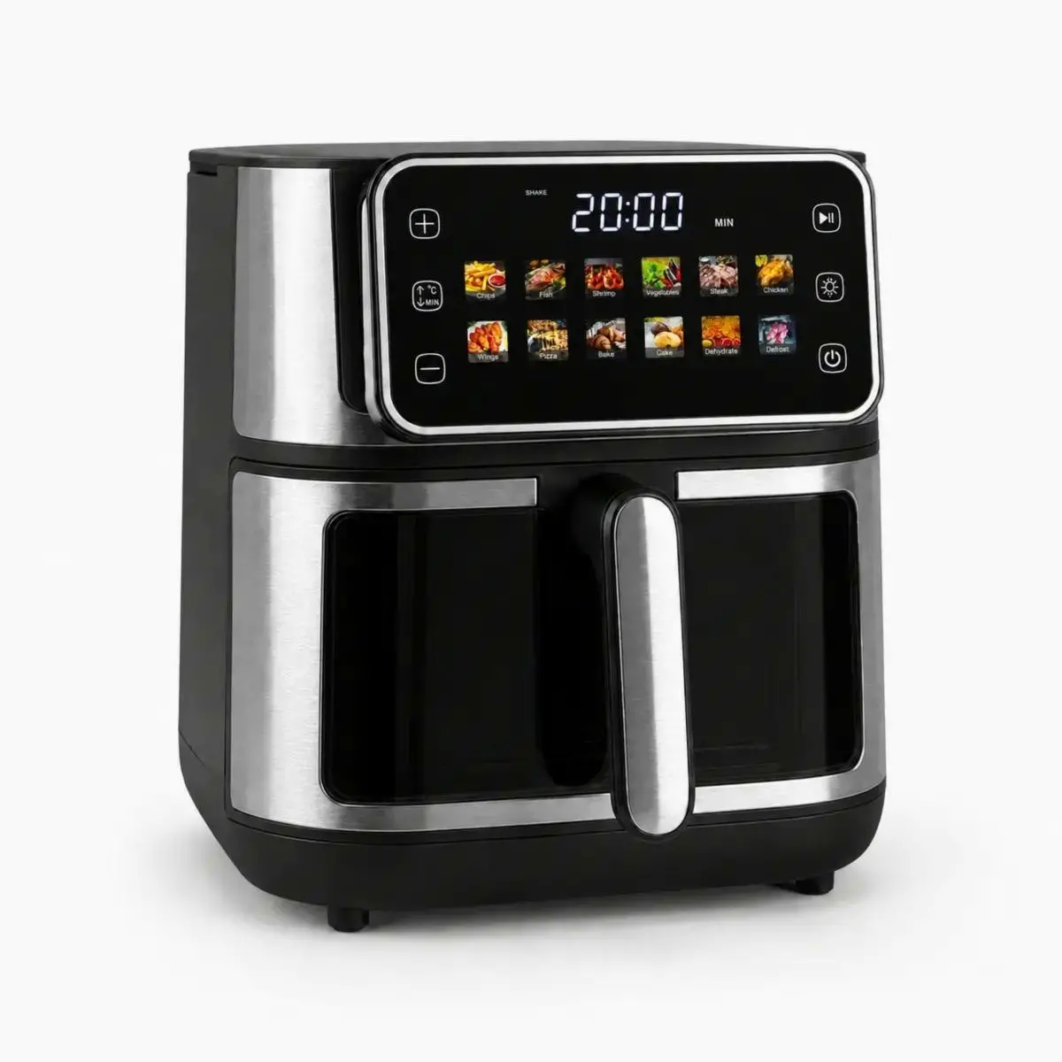 Аерофритюрниця SOKANY SK-10118, 1800 Вт, об'єм 12 л, чорна