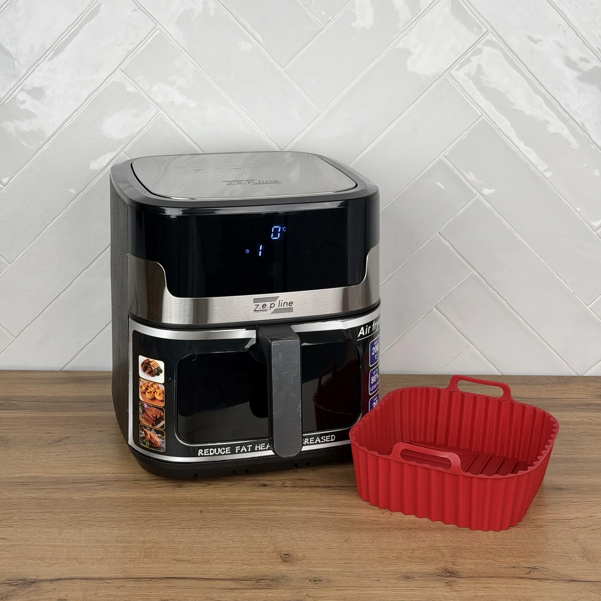 Аерофритюрниця Zepline ZP-109A 4200 Вт, 12 л, мультипіч з 2 нагрівальними елементами