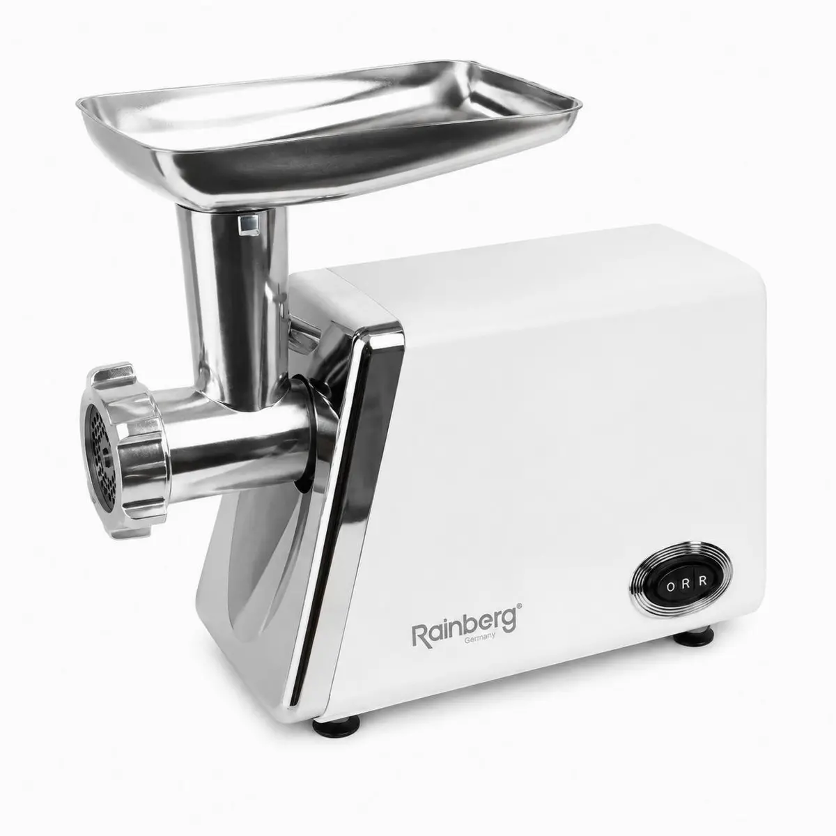 Електром'ясорубка Rainberg RB-2329, 3000 Вт, насадки для ковбас та кеббе, реверс