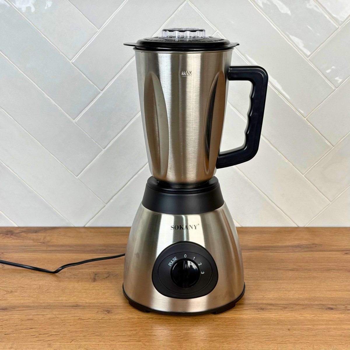 Кухонний блендер SOKANY SK-03012, 400 Вт, 1,5 л, 3 режими швидкості