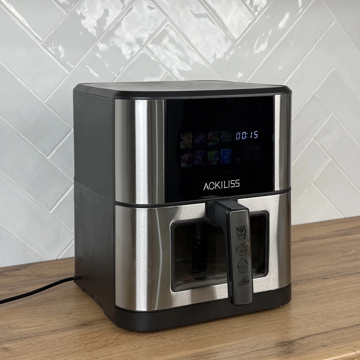Електричний аерогриль Ackiliss ACL-650005 1800 Вт, мультипіч із чашею 12 л, аерофритюрниця
