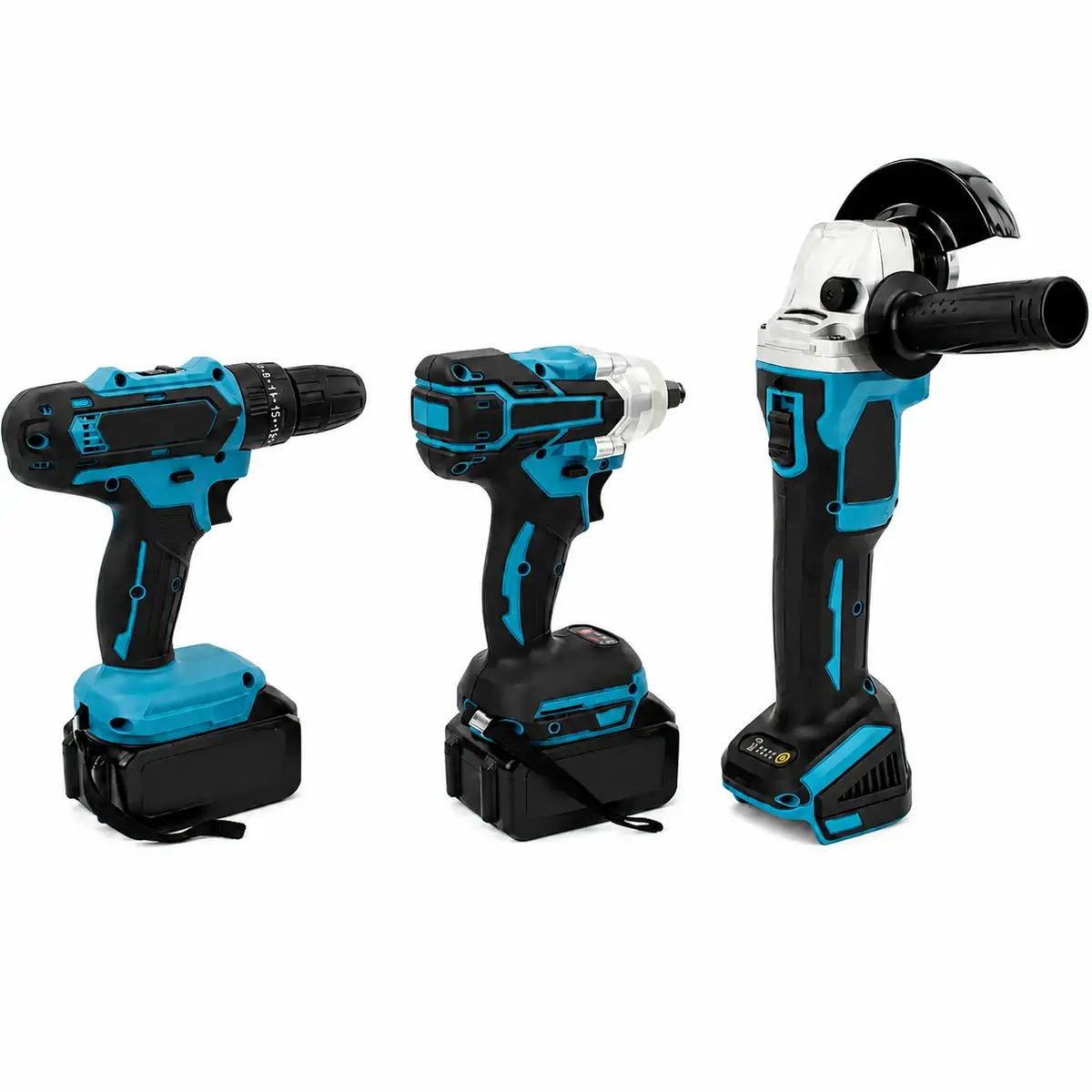 Акумуляторний комплект KRAFFTEC, 2 в 1, болгарка + гайковерт, 48 В