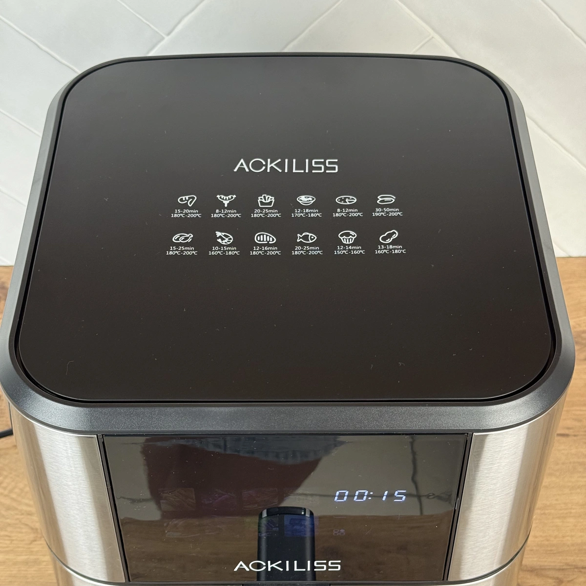 Електричний аерогриль Ackiliss ACL-650005 1800 Вт, мультипіч із чашею 12 л, аерофритюрниця