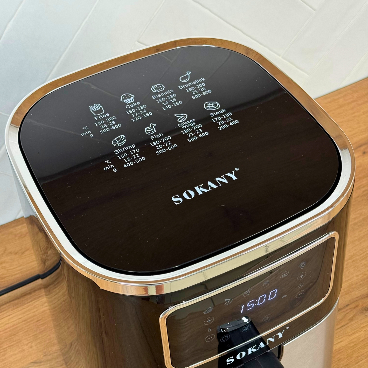 Аерогриль-мультипіч SOKANY SK-10052, 1700 Вт, 8 л, сенсорне керування