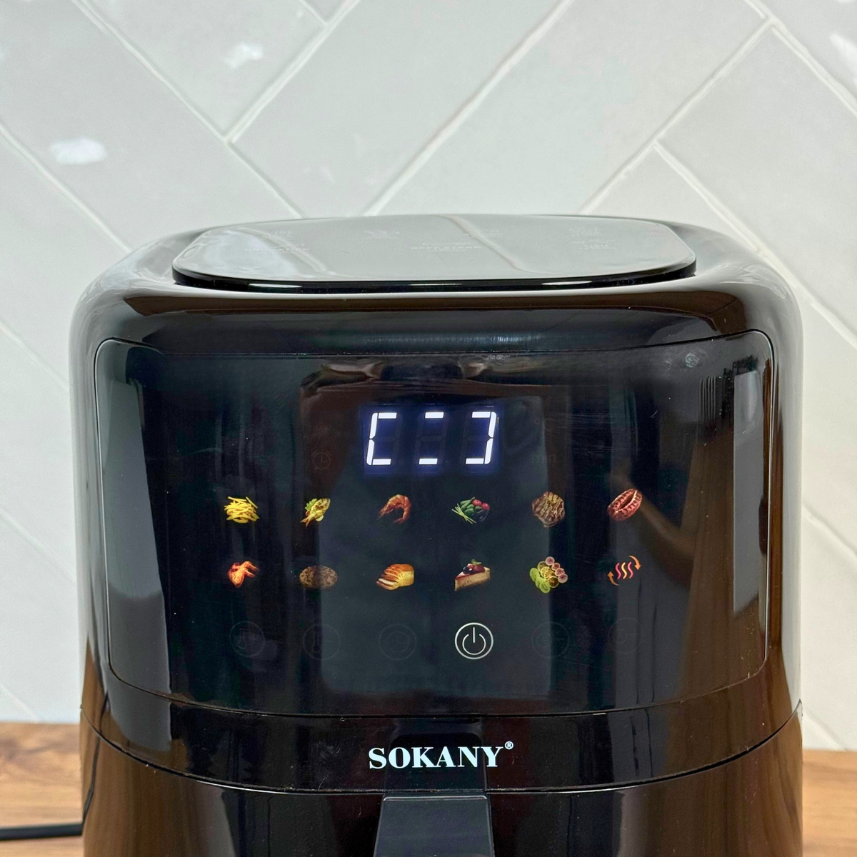 Аерогриль SOKANY SK-10083, 1400 Вт, 8 л, цифрове керування, 12 програм
