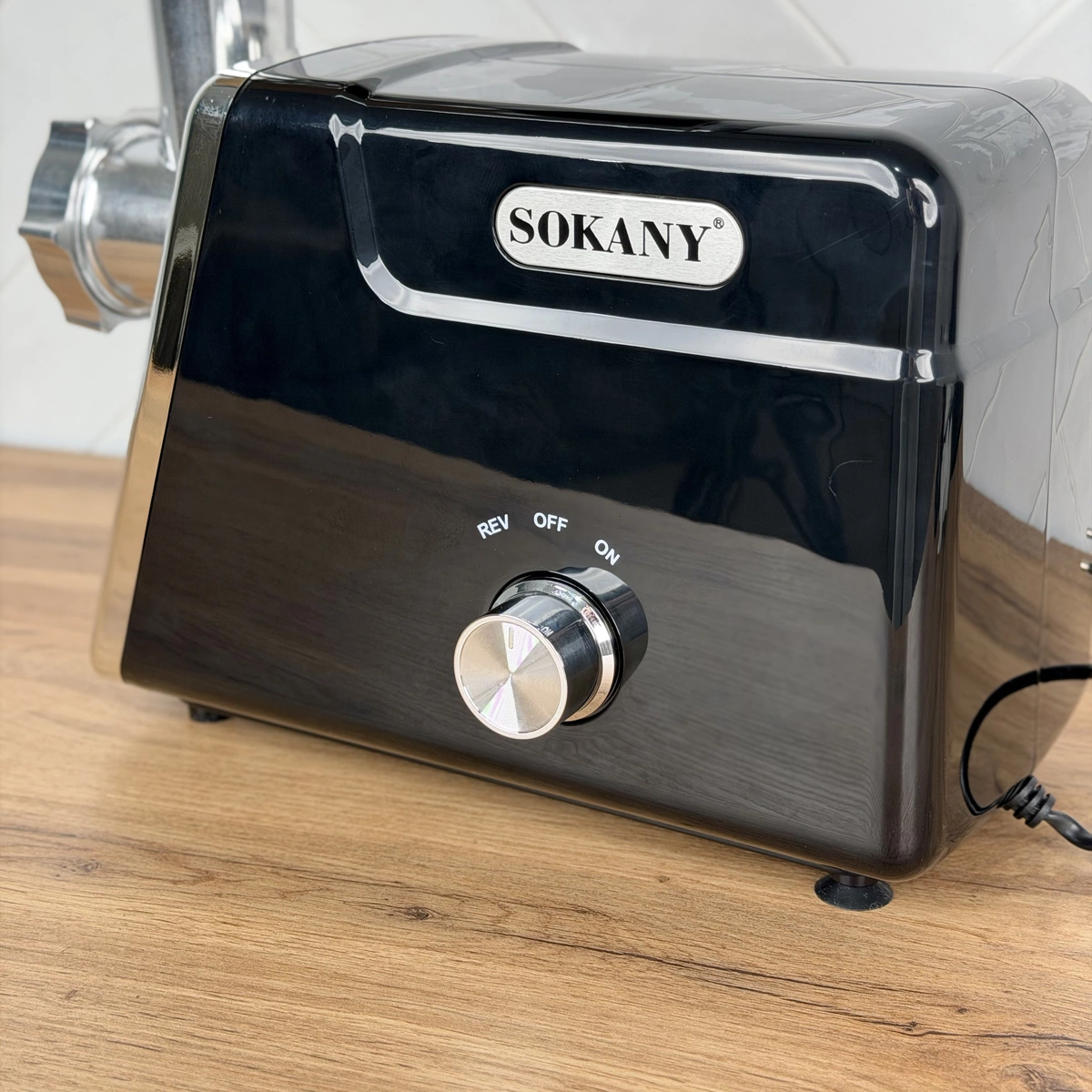 Електрична м'ясорубка Sokany SK-06044 2800 Вт з реверсом, кухонна електром'ясорубка