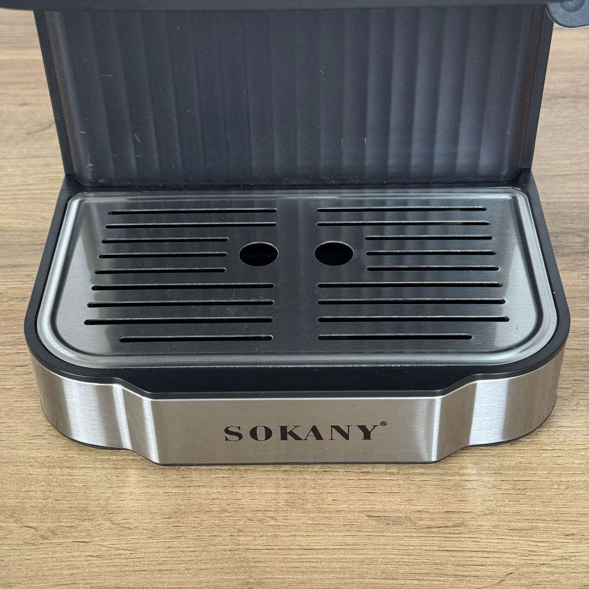Ріжкова кавоварка Sokany SK-04025 850 Вт, еспресо кавомашина 20 Бар з баком 1.8 л