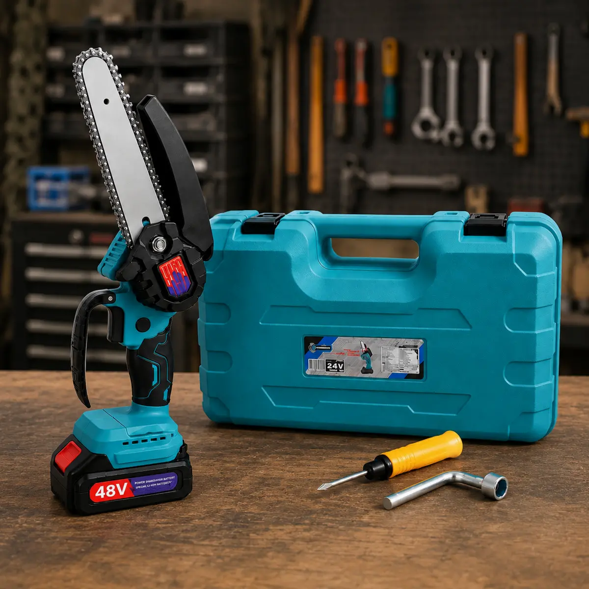 Мініпила акумуляторна DOMOTEC Chain Saw, шина 6